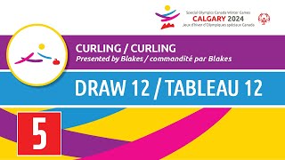 Special Olympics Canada CALGARY 2024 🥌 Curling  BRONZE BCLangley v Manitoba 20240302 [upl. by Octave742]