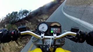 Ducati Monster 750 Mulholland highway run [upl. by Dincolo]