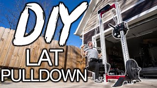 How To DIY LAT PULLDOWN  Stand Alone amp PlateLoaded [upl. by Illah]