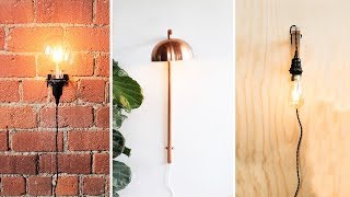 Super Easy DIY Wall Sconces [upl. by Myke740]