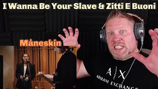 Måneskin Italy Eurovision 2021 “I Wanna Be Your Slave” amp “Zitti E Buoni”  REACTION [upl. by Nolat]