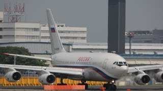 ロシア航空イリューシンIlyushin Il96 300 Takeoff RWY16R成田空港 [upl. by Shirley944]