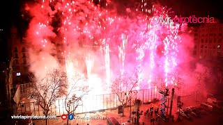 Fallas Valencia 2024 Nit de lAlba 2024 Castillo Fuegos Artificiales 15 Marzo Pirotecnia Aitana [upl. by Beacham481]