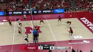 Andi Jackson  Nebraska Volleyball RedWhite Highlights [upl. by Zola694]