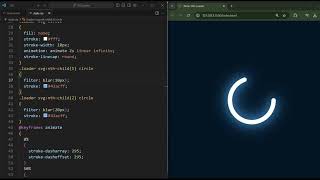 CSS SVG Neon Loader Animation Effectswebdevelopment programming coding html css javascript [upl. by Hacker138]