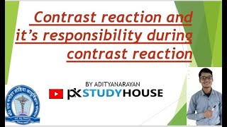 Contrast reaction and its management  Responsibility of radiographer during reaction in RMLIMS pk [upl. by Siravrat329]