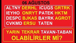 YARIN TAVAN ALTNY DERHL ICUGS GRTRK IEYHO ONRYT PATEK HKTM DESPC BJKAS BAYRK AGROT CVKMD ERSU TATEN [upl. by Farrar802]