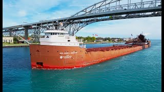 HON JAMES L OBERSTAR  Downbound Port Huron Michigan 4302024 [upl. by Krebs]