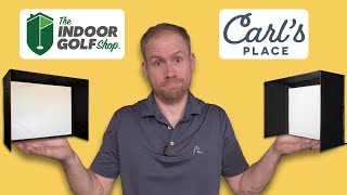 Golf Simulator Enclosures Carls Place CSeries vs Indoor Golf Shop SIG [upl. by Eanel242]