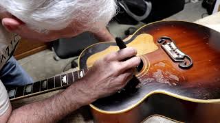 294 RSW SJ200 Gibson Restoration Part 1 [upl. by Abeh181]