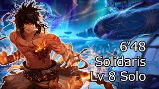 DFO Male Striker Solidaris Exceed Lv8 Solo 648 [upl. by Nwahsyar]