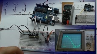 DAC using R2R resistor ladder [upl. by Ahsitaf]