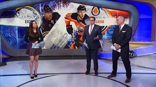 NHL Now Eichel and McDavid Comparing Eichel and McDavid ahead of tonights game Jan 14 2019 [upl. by Amandy]