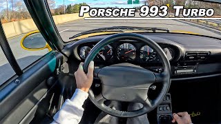 1997 Porsche 993 Turbo  The Last Boosted Air Cooled 911 POV Binaural Audio [upl. by Nael94]