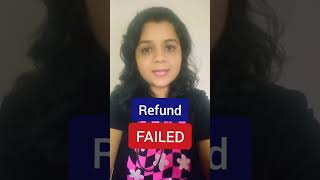 IT REFUND FAILED How to Resolve How to file Refund REISSUE REQUEST [upl. by Hughie]