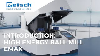 High Energy Ball Mill Emax RETSCH highenergyballmill laboratoryinstruments [upl. by Emelen]