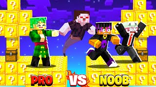 NOOB Vs PRO SKYBLOCK Luckyblock Challenge with LILYVILLE Member🤯 [upl. by Bartholomeus626]