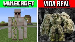 TODOS los Mobs de MINECRAFT en LA VIDA REAL [upl. by Atnoled374]