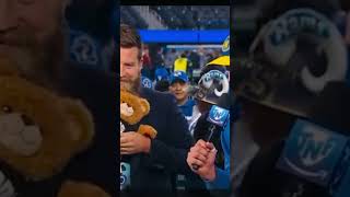 MATTHEW STAFFORD GETS TUDDY BUDDY from RYAN FITZPATRICK matthewstafford rams saints ramshouse [upl. by Aicina]