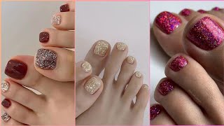 quotUltimate Guide to Glitter Toe Nail Art Tips and Inspirationquot  Arte de uñas con brillo [upl. by Nnylrebma190]