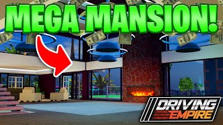 NEW MEGA MANSION IN DRIVING EMPIRE REVIEW [upl. by Behah]