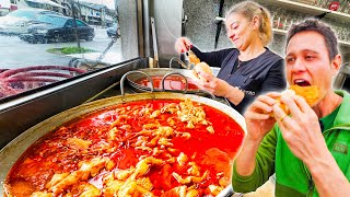 Portugal Street Food 🇵🇹 KING OF SANDWICHES  Portuguese Food Tour in Porto [upl. by Lorilyn]