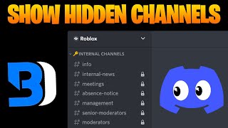 How to Show Hidden Channels on Discord Using BetterDiscord [upl. by Gosnell397]