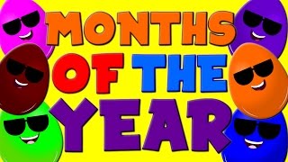 Months of the Year Song  12 Months of the Year  Nursery Rhymes  Kids Songs  Childrens Video [upl. by Virginie]