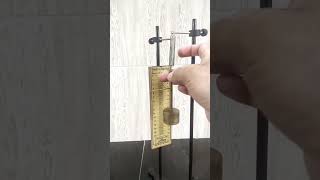 Measuring Spring ConstantStatic MethodHookes Law [upl. by Xuerd]