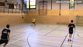 Balonmano entrenamiento de pase de lateral a extremo [upl. by Witt]