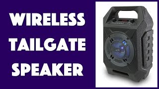 iLive ISB408B Wireless Tailgate Speaker Reviewed [upl. by Akcirehs]