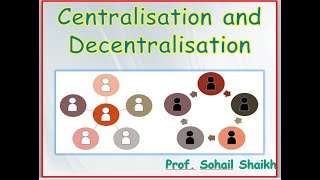 Centralisation and decentralisationCentralization and decentralization [upl. by Maitund32]