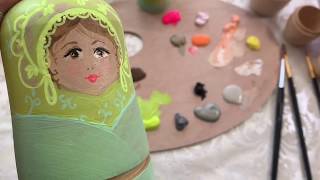 How to Paint Russian Nesting Dolls [upl. by Ainer565]