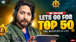 SOFTWARE UPDATE OF STREAM SNIPERS  CONQUEROR CHALLENGE  TMG MARKHOR  PUBG Live Stream [upl. by Weismann]