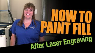 How to Paint Fill Wood that has been Laser Engraved [upl. by Rehtul]