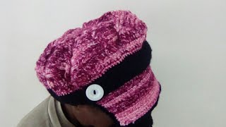 Tuto tricot béret facile pour femme au crochetpart12 [upl. by Prosper]