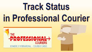 Track status in Professional Courier online II Parcel ko track karne ka tareeka online II Gi Tube [upl. by Sylvan]