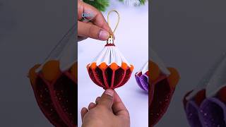 DIY Ornaments for Christmas Tree Decorations🎄Xmas Crafts shorts christmas craft decor diy [upl. by Idnod383]