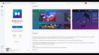 Fix Dolby Access Not Installing From Microsoft Store On Windows 1110 PC [upl. by Leila]