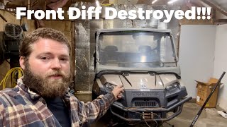 Polaris Ranger 800 AWD Destroyed let’s repair it [upl. by Raffaello]