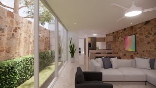 Te sorprenderá el diseño interior de esta casa pequeña y minimalista [upl. by Imailiv]