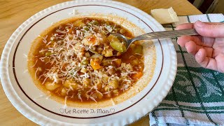 LE RICETTE DELLA NONNA  MINESTRONE ALLA SARDA  Tutto il buon sapore della tradizione  Sardegna [upl. by Gladdy]