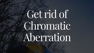 How to effectively remove chromatic aberration in Lightroom [upl. by Adala758]