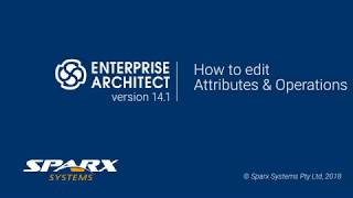 Rapid Modeling in Enterprise Architect  Edit Elements amp Features [upl. by Stanislas453]