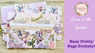 Super Easy 6 Pretty Page Pockets [upl. by Avat]