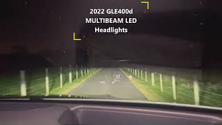 Mercedes Multibeam LED headlights [upl. by Leuneb]