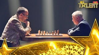 KARPOV VS Risto Mejide Partida de ajedrez EXCLUSIVA  Got Talent España 7 2021 [upl. by Quick60]