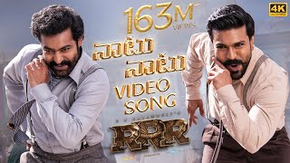 Naatu Naatu Full Video Song Telugu  RRR Songs  NTR Ram Charan  MM Keeravaani  SS Rajamouli [upl. by Natalee]