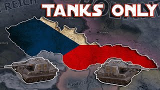 Czech Republic in hoi4 Using ONLY TANKS [upl. by Dabbs487]