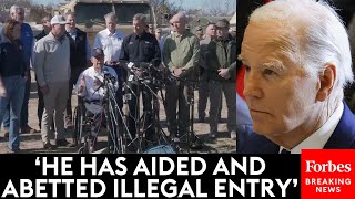 BREAKING NEWS Texas Gov Greg Abbott amp More GOP Governors Blasts Biden Border Policy In Eagle Pass [upl. by Ward937]